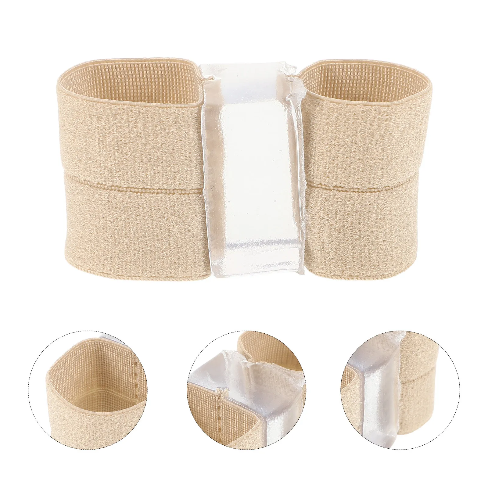 

8Pcs Foot Toe Corrector Double Hole Separator Gel Silicone Cushions Sleeves Pads Support Toe Separators Foot Protectors for Feet