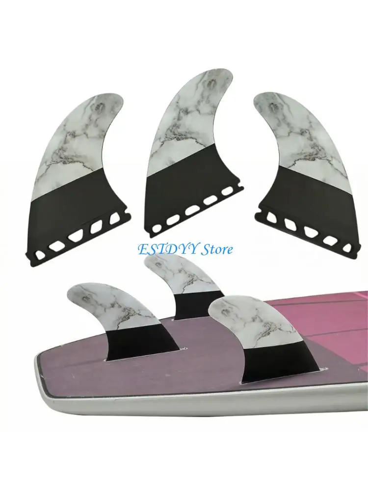 G6DE Removable Surfboard Paddle Board Tail Finned Antislip For Improved Controls