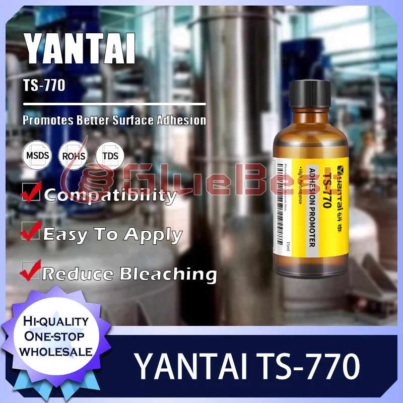 YANTAI TS-770 Surface Treatment Agent for PP, PE, TPU to Enhance Instant Adhesion Strength and Reduce Whitening Original Product