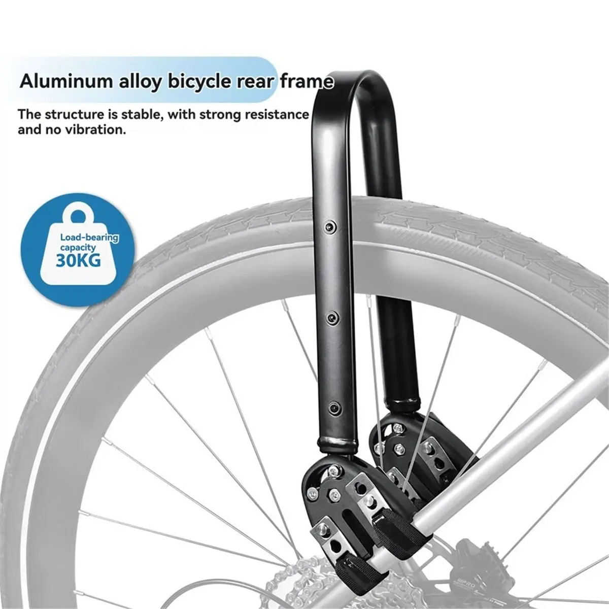 

Aluminum Alloy Bicycle Luggage Carrier Bikepacking Accessories for Mountain Bike Gravel Bike Bicycle Rack Shelf