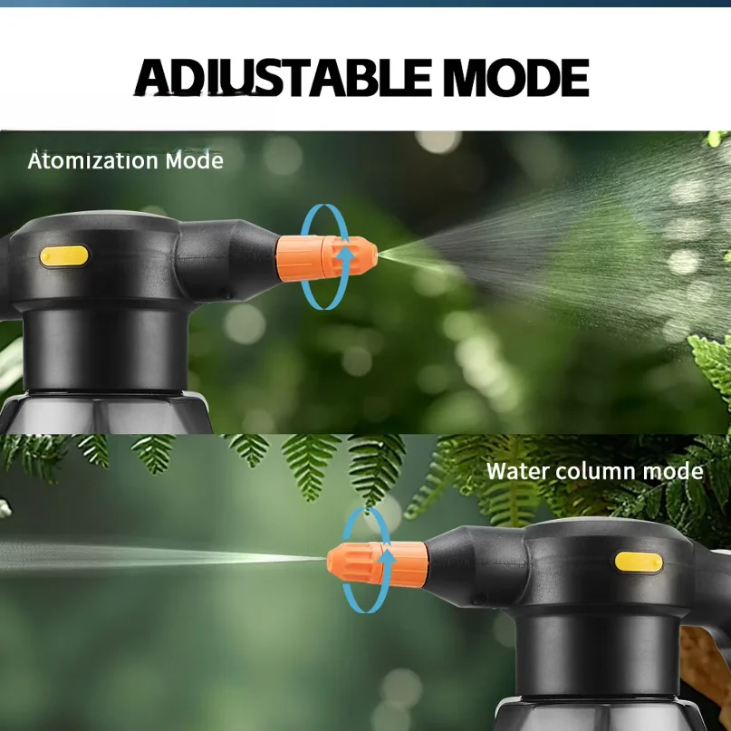 2L Rechargeable Electric Handheld Sprinkler Atomizing Watering Can Water Sprayer for Garden Plants