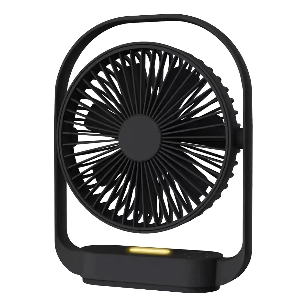 Desk Fan Desk Fan,Small Fan Quiet, USB Fan with Night Light, Table