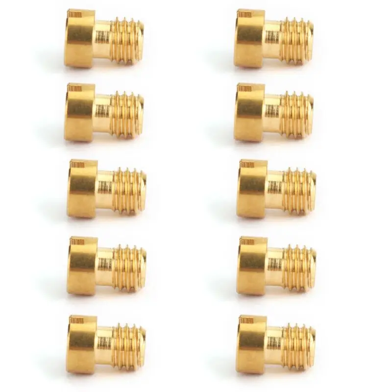 10set Round Head Main Jet 5mm 82-105 For GY6 Motorcycle Scooter Carburetor PZ19 High Quality And Brand New Main Jets