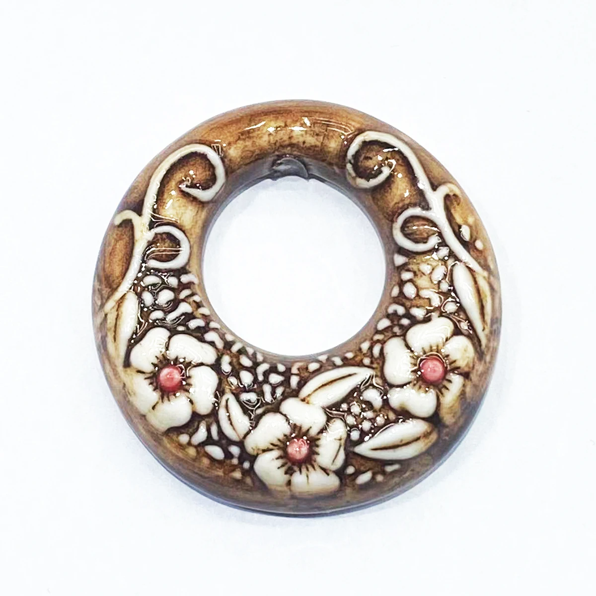 10*5MM Tube Shape Long Cylinder Ceramic Porcelain Spacer Beads For Jewelry Making DIY Column Accessory
