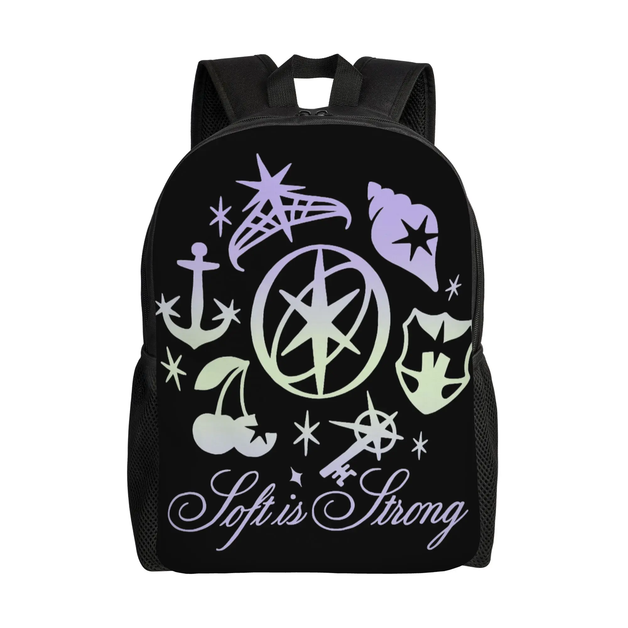Katseye Merch Sad Backpack for Men Women Fashion Student Work Daypack Pop Music Laptop Canvas Bags Durable