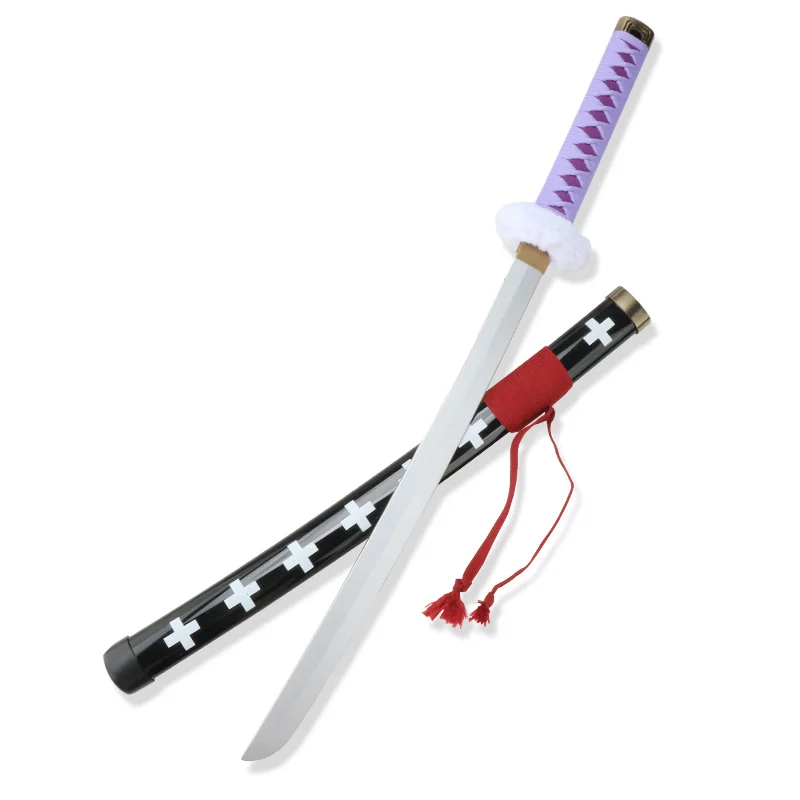 Roronoa Zoro 31.5 "/80 cm Katana Manga giapponese Personaggio Arma Giocattolo Spada Trafalgar D. Law Cosplay Compleanno Regalo di Natale