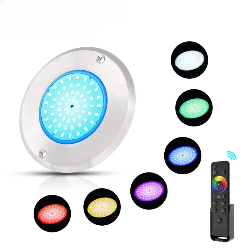 

Light Emitting Diode PAR56 Color Changing 12V 6w Resin Filled Waterproof Wifi RF Remote Control Underwater Swimming