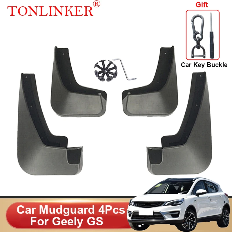 

TONLINKER Car Mudguard For Geely GS 2020 2021 2022 Mudguards Splash Guards Front Rear Fender Mudflaps Accessories