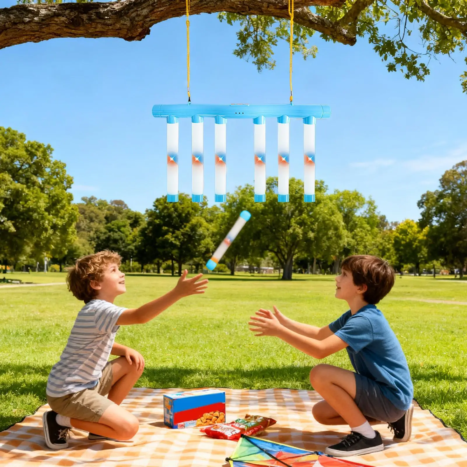 

Catching Sticks Game Toys With Remote-Control And Colorful Light Reflex Stick Challenge Game For Family For Men Women