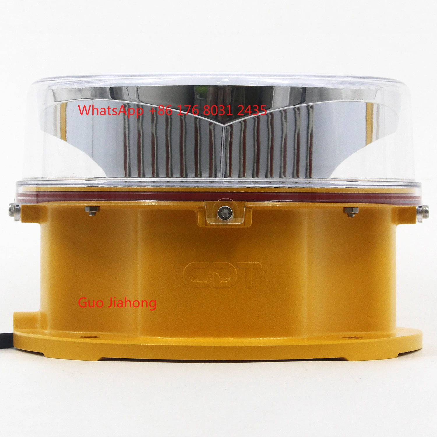 

ICAO Identification Beacon with Alarm Monitoring 2,500 Candelas Morse Code Flash "H" ON-OFF-AUTO Switch Photoelectric Controller