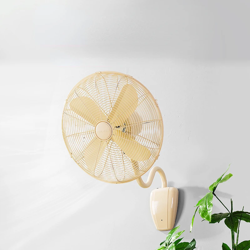 Dc Frequency Conversion Wall Fan Wall Mounted Electric Fan Home Remote Control Old Retro Fans Shaking Head Fresh Fan 16 Inch