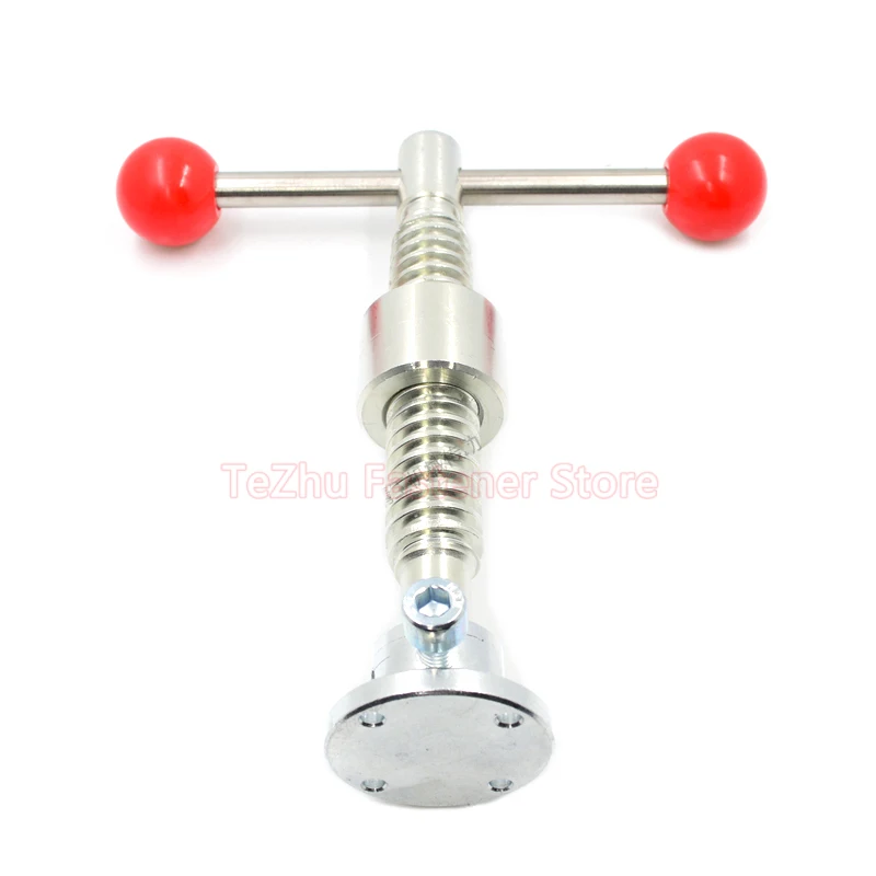 1 Set T12 T16 T18 T20 T22 T25 T28 T30 Lead Screw Length 150-350mm Ladder Trapezoidal Screw Set with Nut Rod Plastic Ball Holder