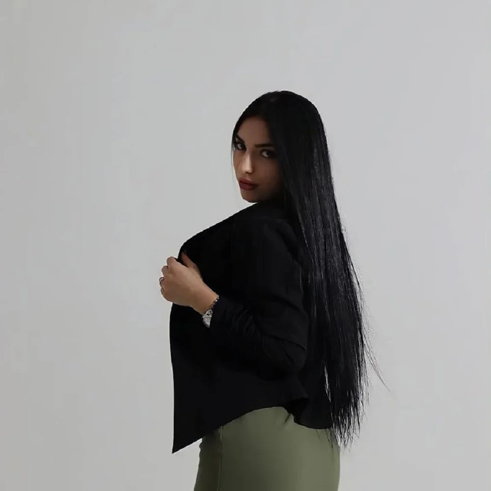 

34 Inch Straight Brazilian Human Hair Glueless Wig 7x5 Pre Plucked with Baby Hair 200% Density Easy to Wear No Glue Required