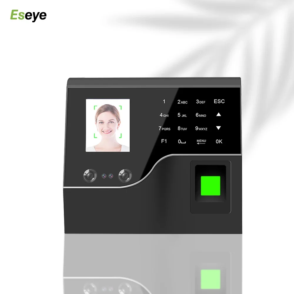 Biometric Time Attendance System Face Recognition Attendance Sdk Api Channel Metal Internet Power Packing CMOS Rohs Lens