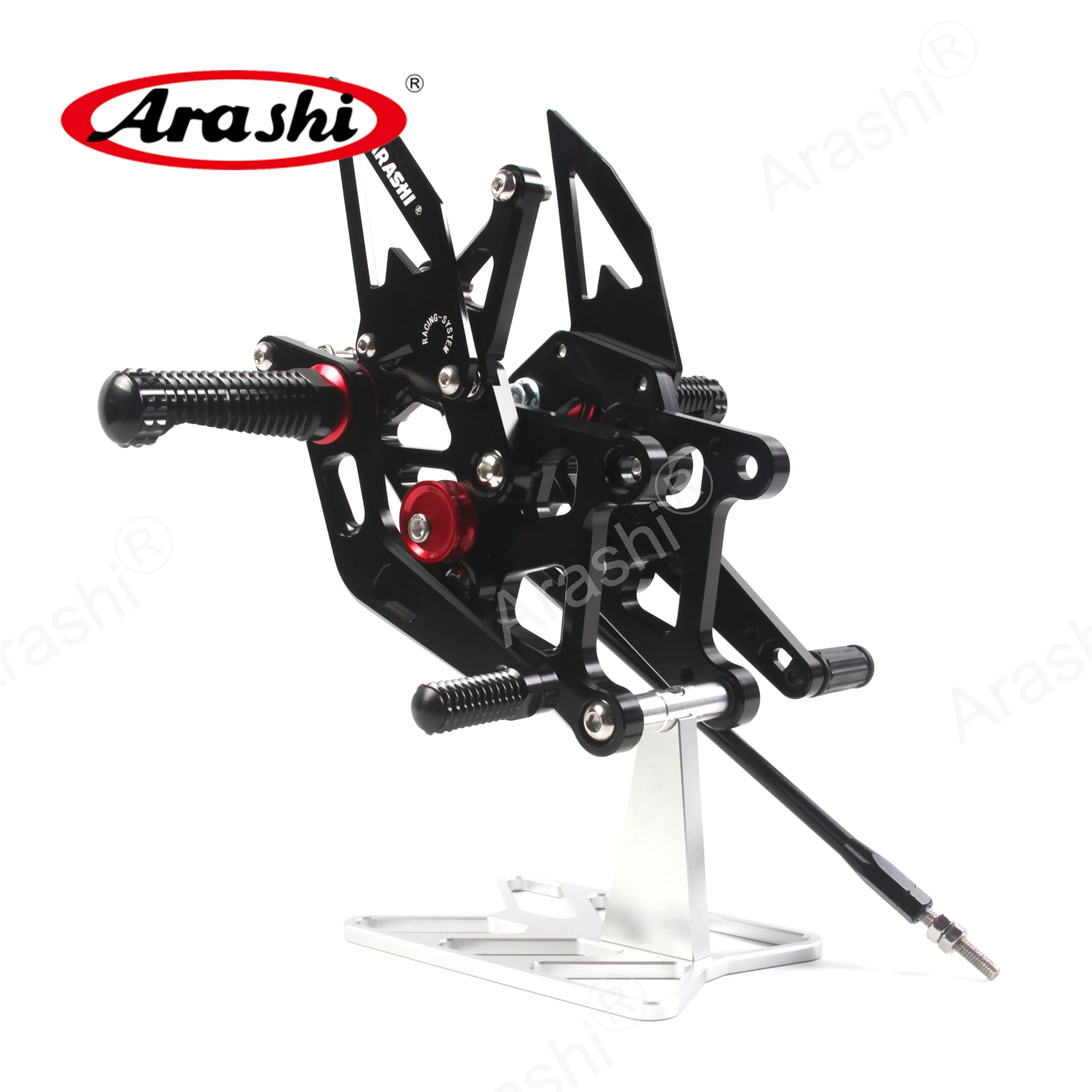 Arashi 1 Set For HONDA CB300F 2015 - 2023 CNC Rider Rearset Adjustable Footrest Foot Pegs CB 300 F 2015 2016 2017 2018 2019 2020