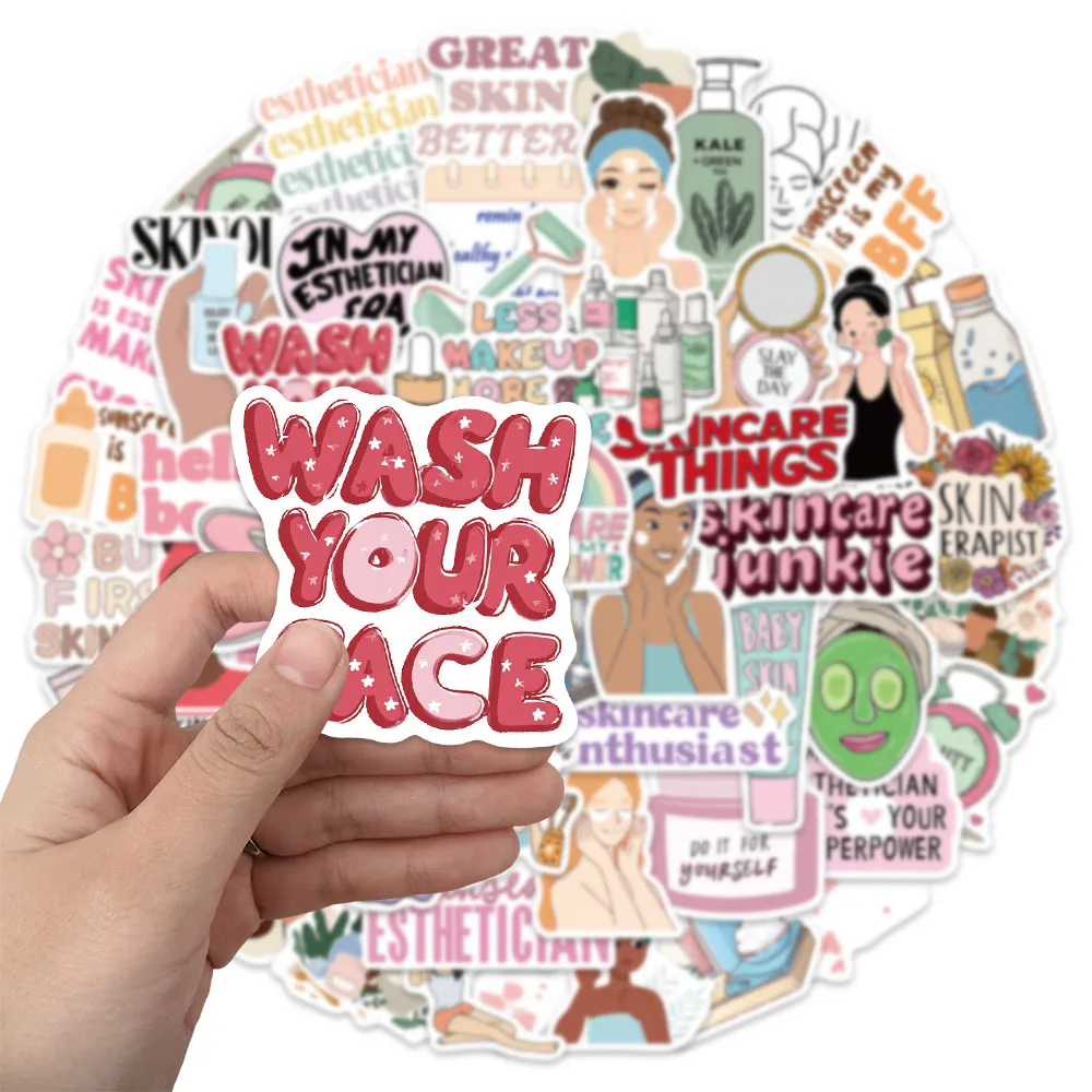 50PCS Beauty Cartoon Graffiti Stickers DIY Handmade Scrapbook Packaging Postcards Speakers Fun Stickers