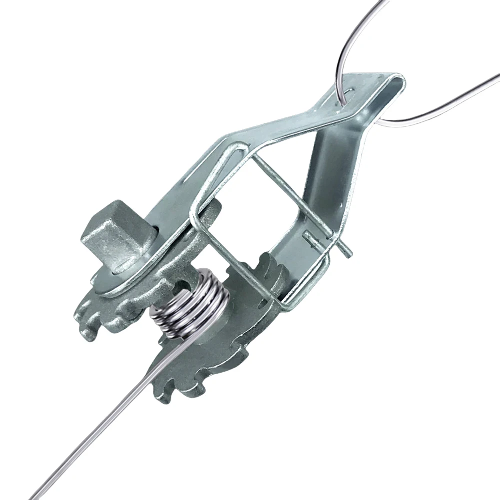 

Heavy Duty Inline Wire Tensioner with Compression Clip Wire Strainer Tensioner for Farm Electric Fence Garden Orchard Fence