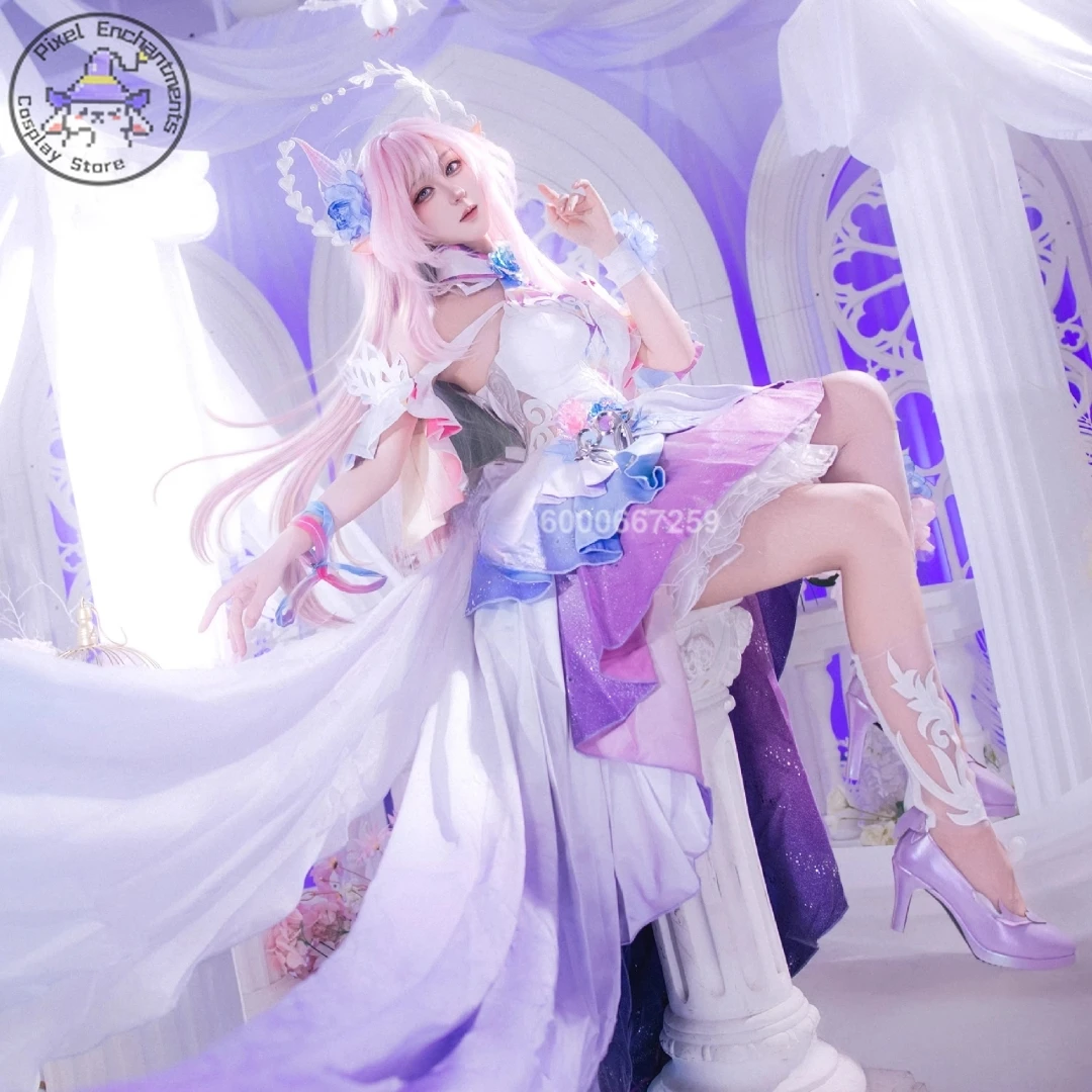 

Top Game Honkai: Star Rail Cosplay Costume Anime Cyrene High Quality Role Playing Dress Outfit Dress Shoes for Women Comic Con