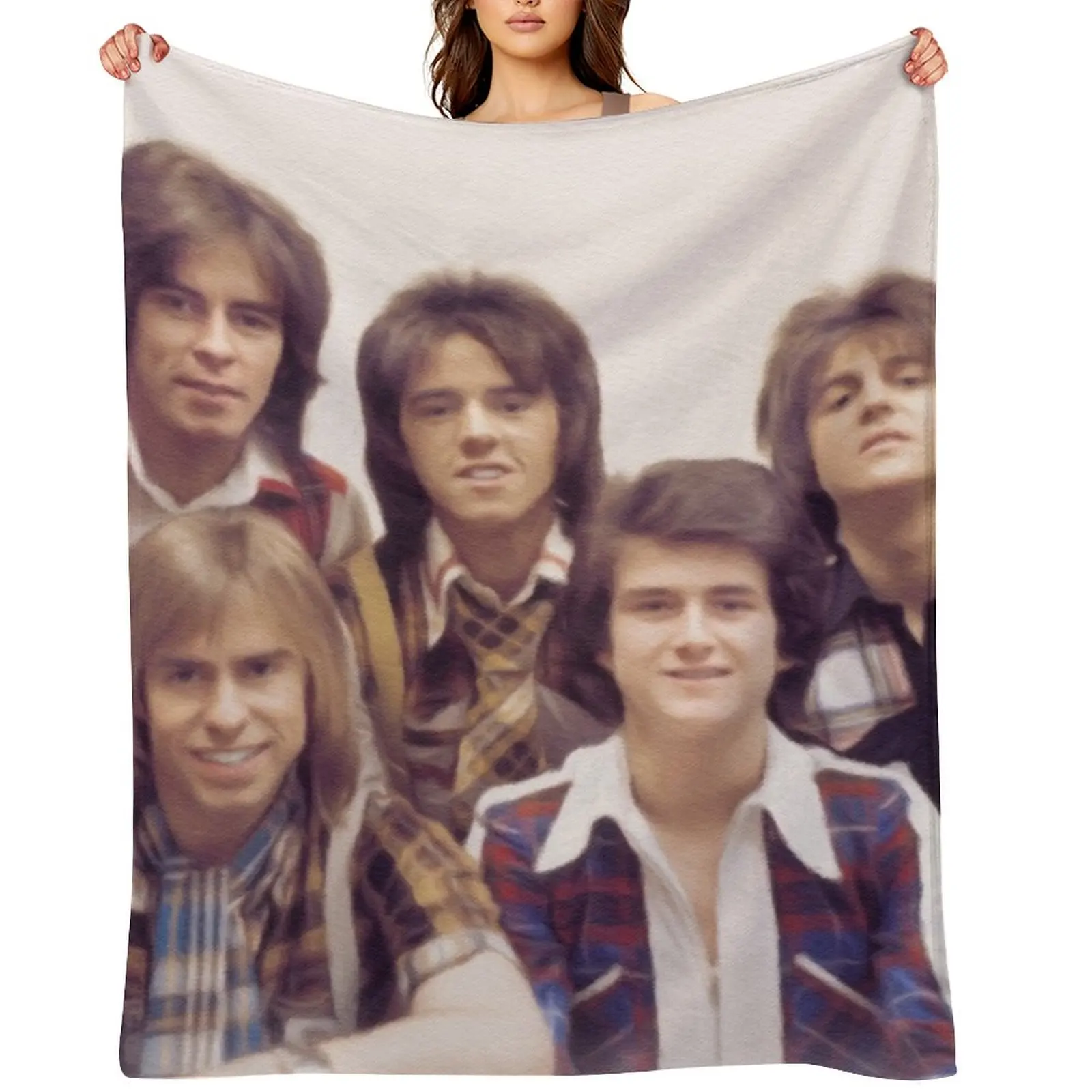 

The Bay City Rollers Throw Blanket for winter Thin Decorative Throw Decorative Sofas Blankets