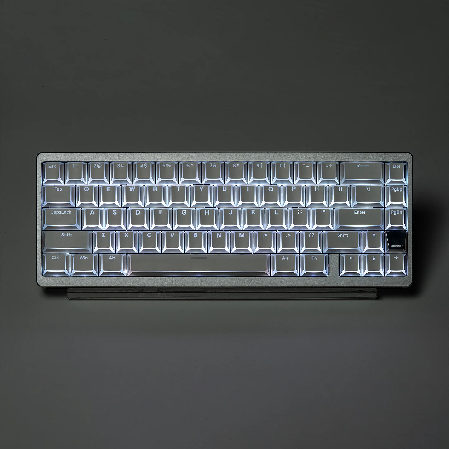Shadow Edge Backlit Keycaps Cherry Profile Double Shot PBT Keycaps Translucent Around Edges For MX 61 64 96 Mechanical Keyboard