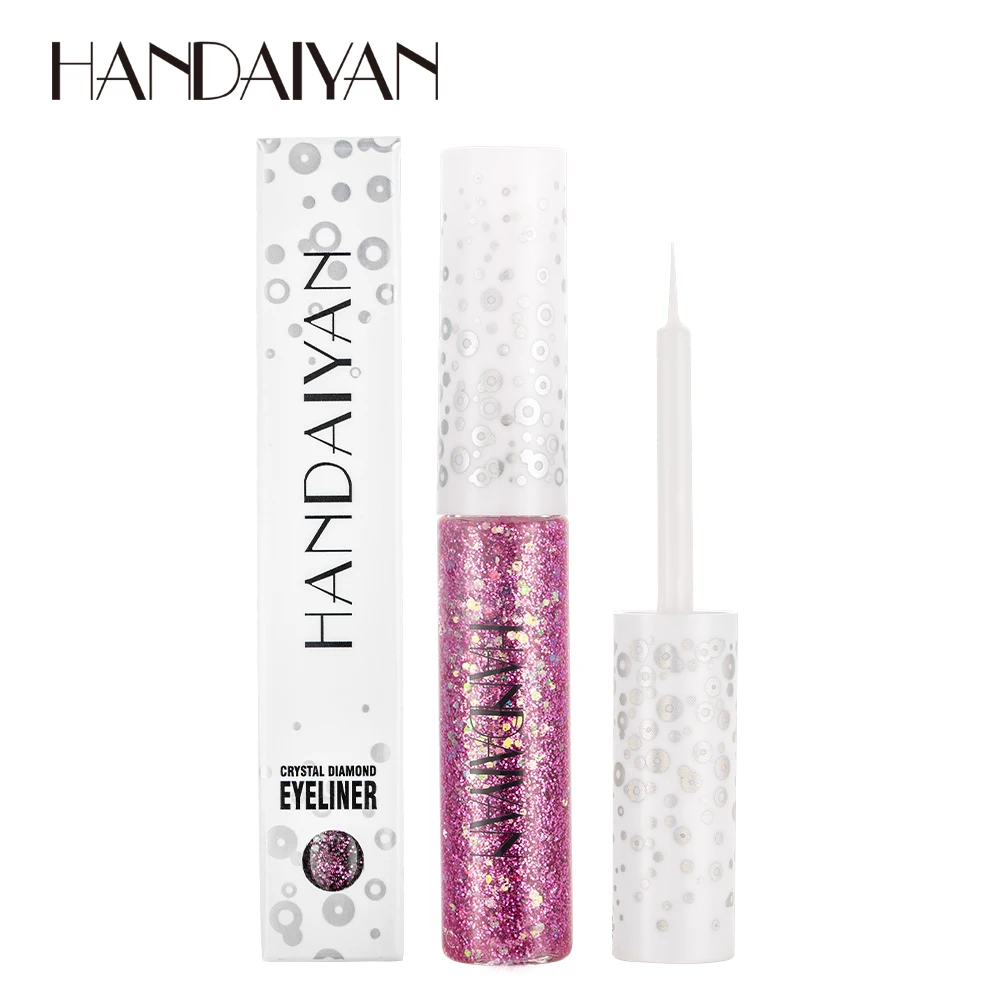 HANDAIYAN 12 color eyeliner liquid eye shadow colorful eye makeup sequins stage performance color eyeliner liquid