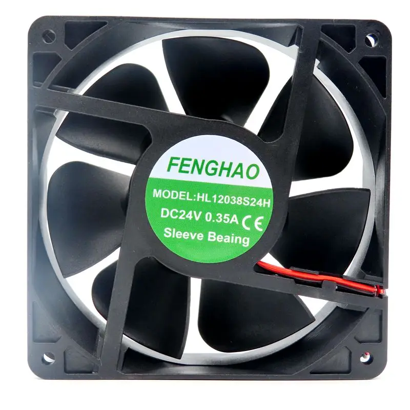 120X120X38mm  DC24V voltage small fan micro axial flow exhaust fan DC12V Power distribution cabinet cooling fan AC110v-220V