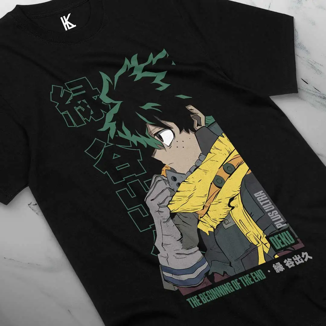 Deku T-Shirt Izuku Midoriya  Hero   Hero  Anime Shirt Cotton