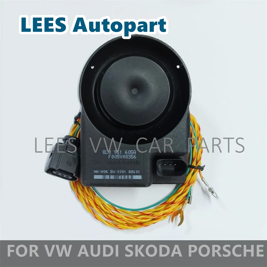 8L0951605A Alarm System Siren Audi A4 S4 B6 B7 A3 A6 A8 TT Car Electronic Security Alarm Speaker Horn OEM 8L0 951 605 A