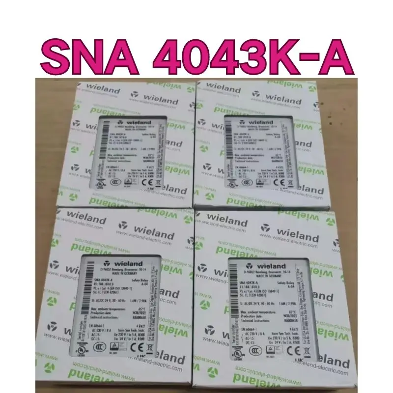 New SNA 4043K-A safety relay for fast delivery