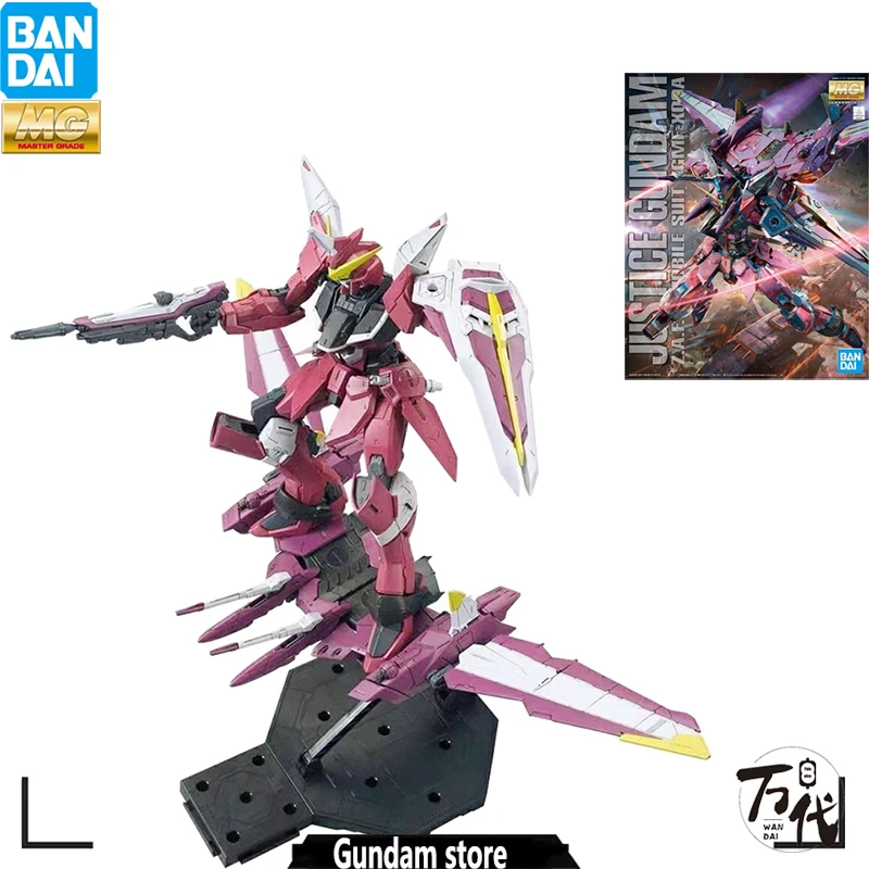 

BANDAI GUNDAM MODELL KIT MG 1/100 ZGMF-X09A GERECHTIGKEIT GUNDAM SAMMLUNG GUNPLA ACTION FIGUR Mini GESCHENKE