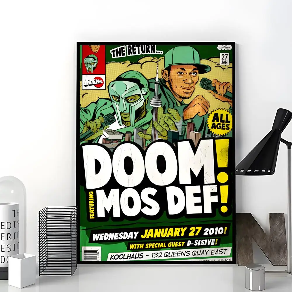 Underground rapper MF DOOM Poster Aesthetic Dorm & Bedroom Wall Art Decor