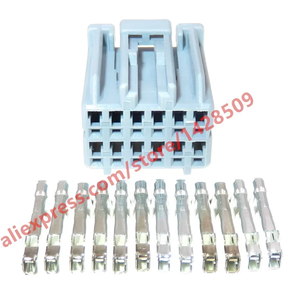 1 Set 12 Pin 917975-6 Automobile Unsealed Wire Harness Socket With Terminal Auto Wire Connector 178845-6