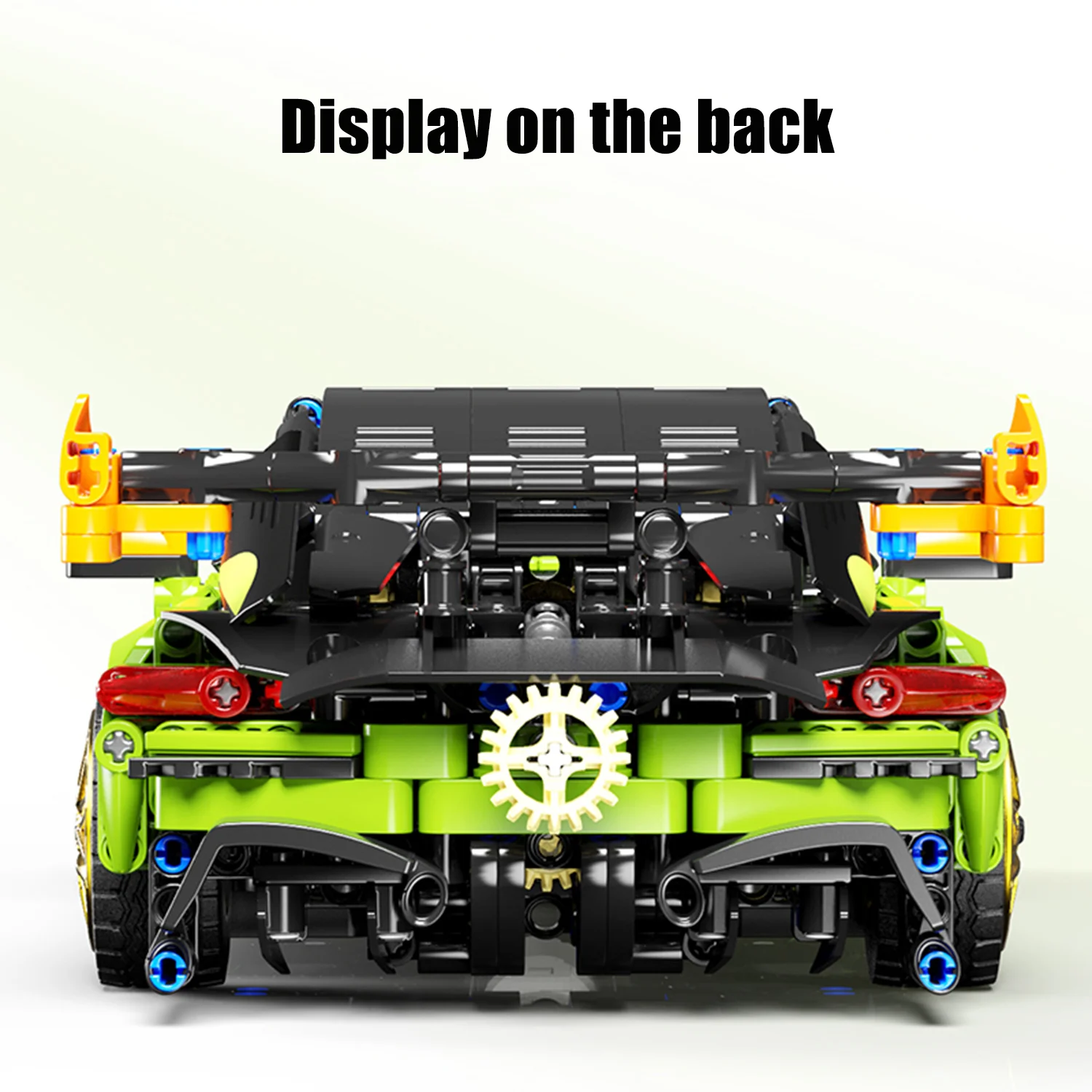 1360 sztuk techniczne wyścigi sportowe samochody klocki zestaw zabawek montaż Puzzle Model cegły kreatywne prezenty na biurko