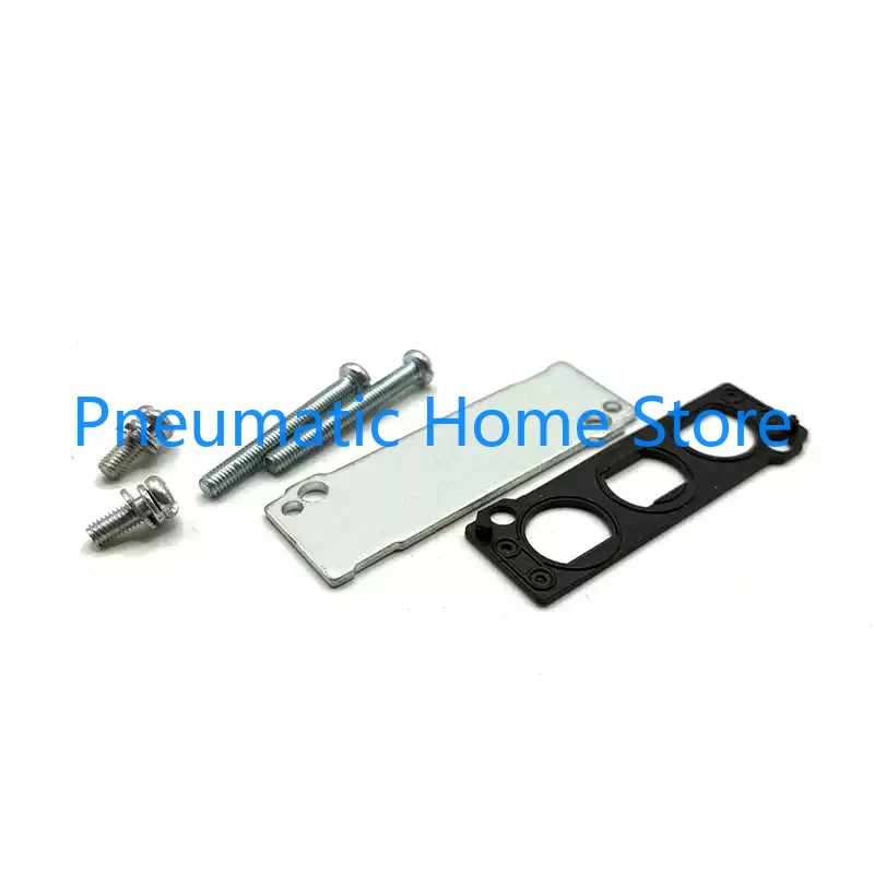 10pcs Solenoid Valve Base Gasket Busbar Rubber Pad Manifold Blind Plate Screw SY3000M SY5000M SY7000M SY3120 SY5120 SY7120