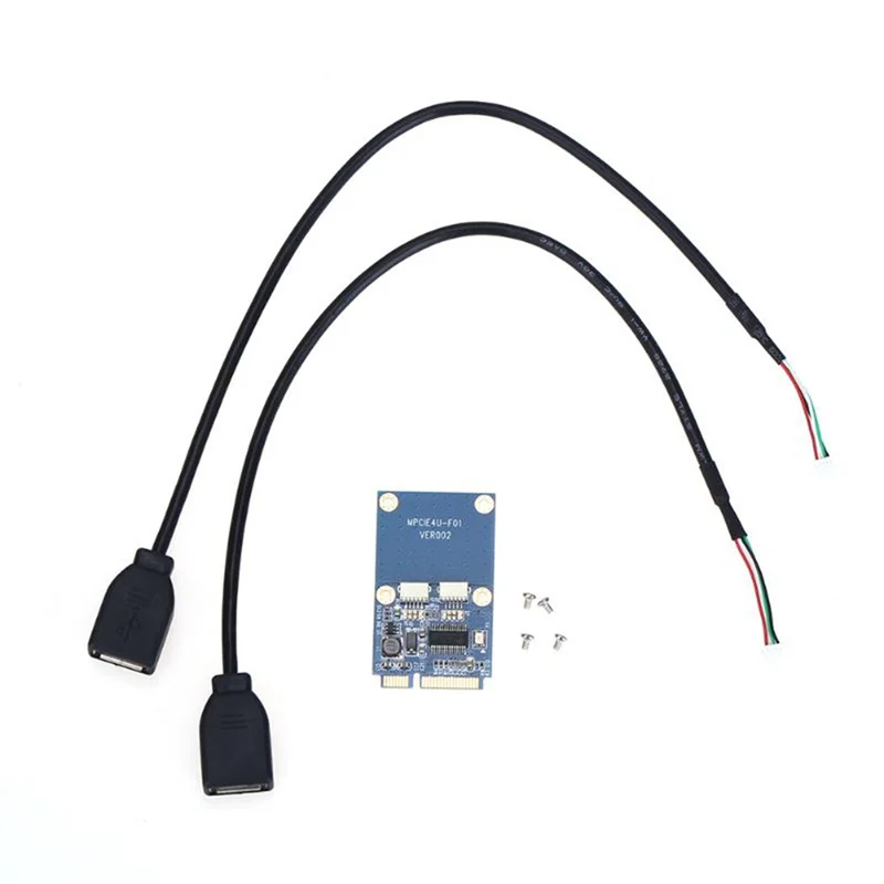 

Mini PCI-E PCI Express для двух USB-адаптеров, USB 2,0, 5 контактов, 2 порта