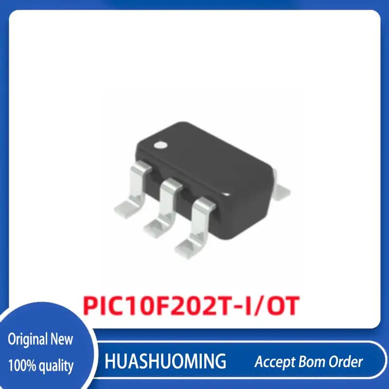 NEW 50Pcs/Lot    PIC10F202T-I/OT  PIC10F202T-I PIC10F202T PIC10F202 SOT23-6