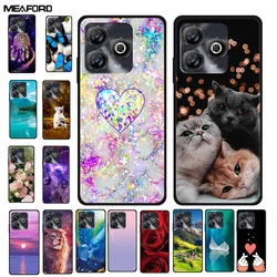 For ZTE Blade A75 Case A75 4G Lovely Soft Silicone TPU Painted Cat Phone Cases for ZTE BladeA75 4G A 75 Back Cover Shell New Bag