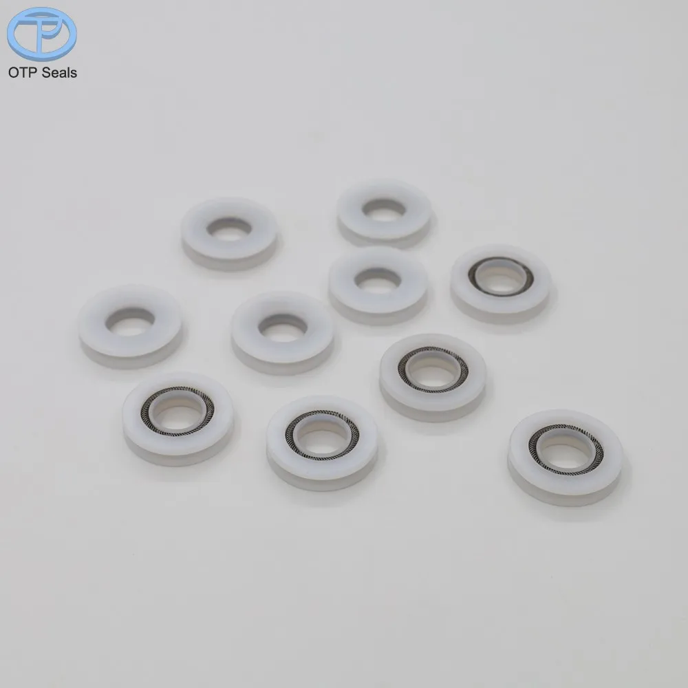 Rotary spring seal UHMWPE UPE seals Ultra High Molecular Weight Polyethylene X Inclined Spring fluorine rubber O-Ring customized