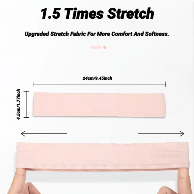 Elastic Sweatband Basketball Sports Headband Women Men Gym Fitness Sweat Hair Band Volleyball Tennis Running Yoga Non Slip image 6