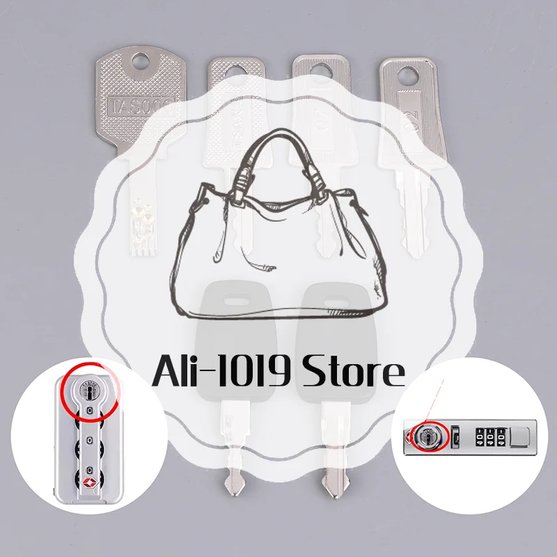 

TSA Luggage Key 007 TSA002 TSA006 TSA Safe Ski Universal Lock Key Master Suitcase Keys For Forgotten Password