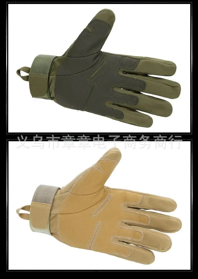 All Finger Gloves, Special Forces Tactical Gloves, Anti Slip and Wear-resistant Riding Gloves, MEN\'S Sports Gloves