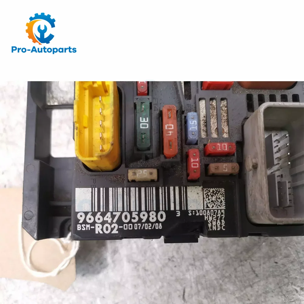 9664705980 BSM Control Module Fuse Box Citroen C4 Picasso C5 III C6 Peugeot 3008 407 5008 RCZ Delphi BSM-R02-00 6500HK