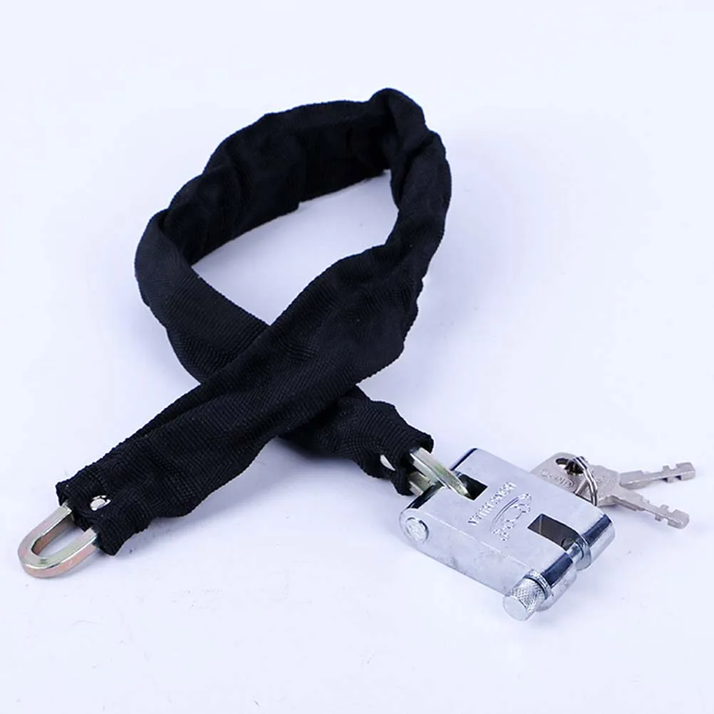 

100Cm Heavy Duty Chain Lock Braided Stainless Steel Cable Lock for Bike Scooter Gate Lawnmower Security Anti-Theft