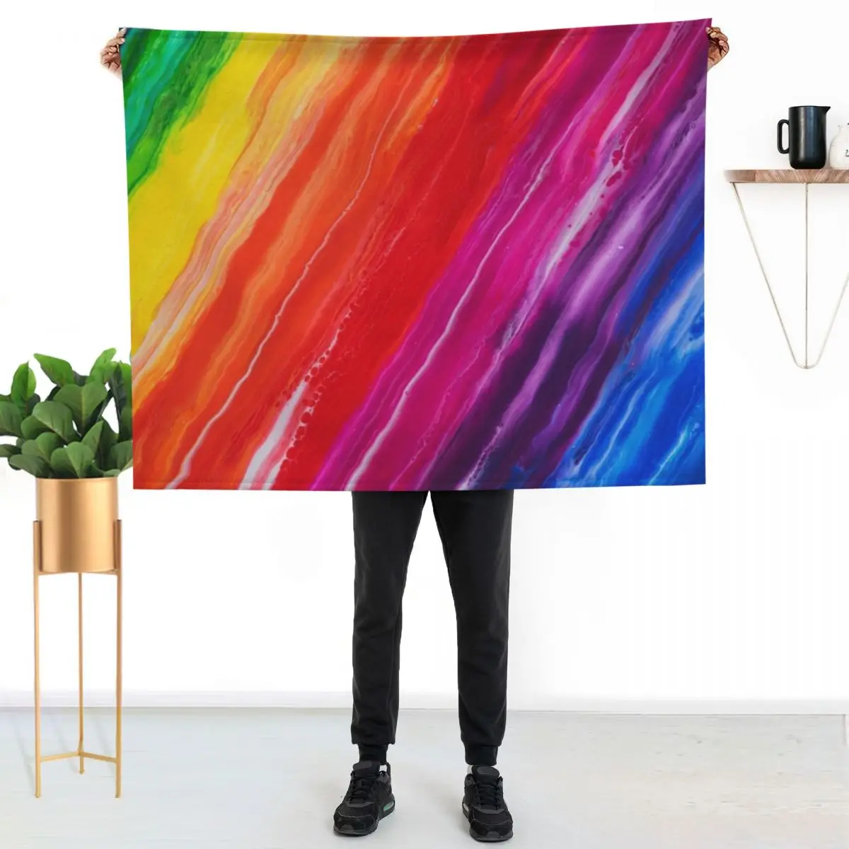 

MalMakes Throw Blanket All Season Soft Lightweight Blanket for Home