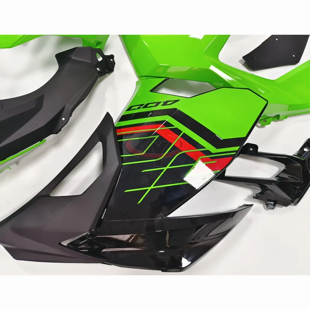 Motorcycle For Ninja400 ninja 400 2018-2024 Full Fairing Kit Bodywork Cowling Injection 2023 Prints with Green and Black Lines
