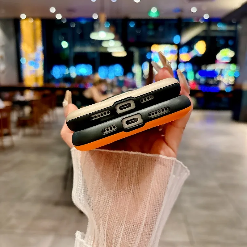 مدرعة فاخرة 360 ° حافظة حماية 2 في 1 بحلقة معدنية دوارة، مناسبة لهاتف آيفون 11 12 13 14 15 16 17 Air Pro Max plus #3