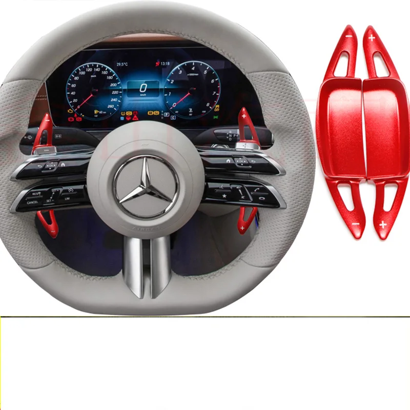 

For Mercedes Benz E S Class E260 2021 Car Steering Wheel aluminium alloy Paddle Shifter Extension Parts