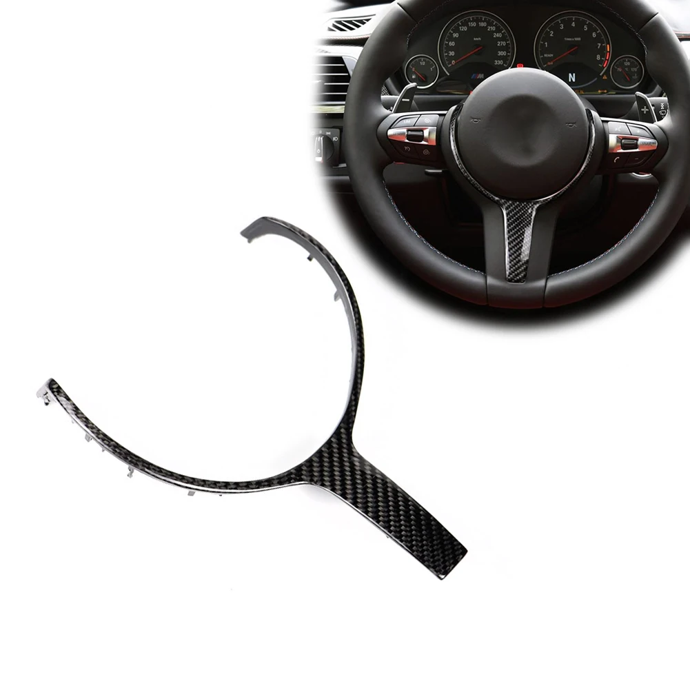 Carbon Fiber ABS Steering Wheel Trim Replacement For BMW F30 F31 F32 F12 F13 M-Sport