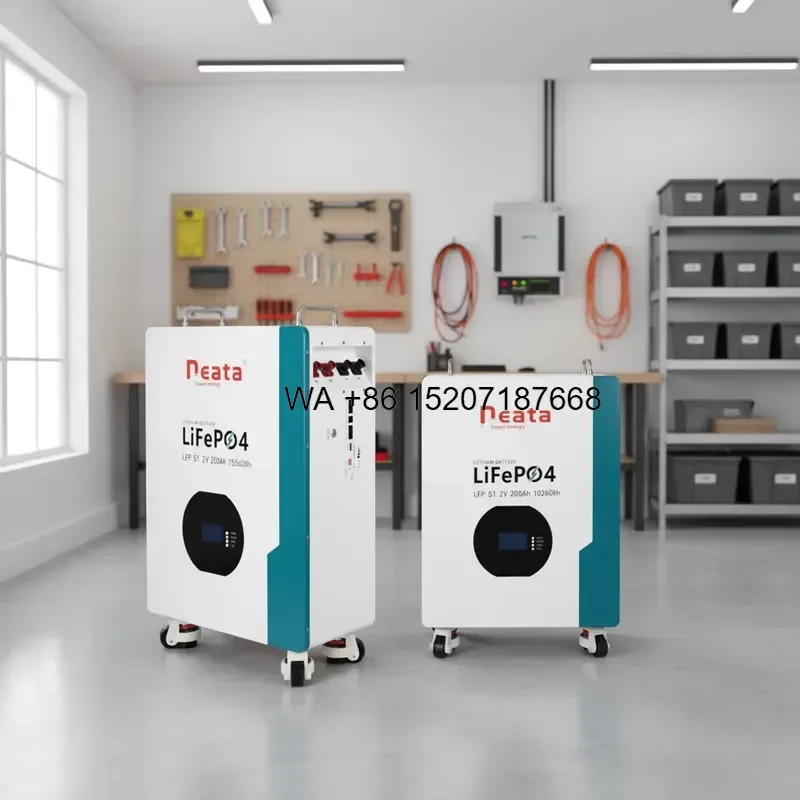 Wmwmnu for 8000 Cycles 10 Years 16kWh Lithium Battery Power Wall 51.2V 200Ah 314Ah Storage System Solar LiFePO4 Battery for
