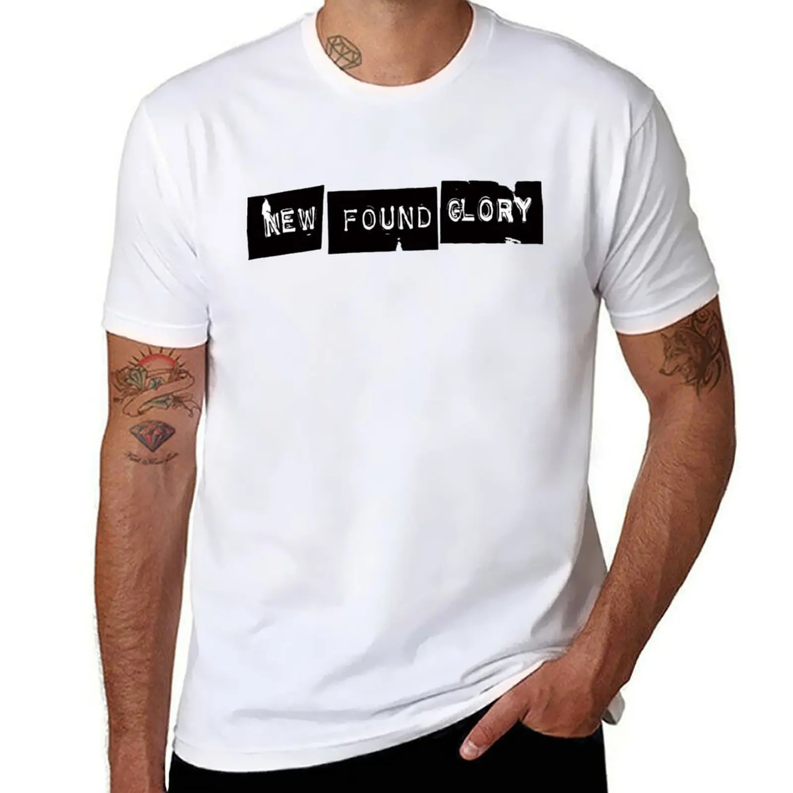 

New Found Glory T-Shirt man t shirt cotton high quality black cotton t-shirt plain for man package T-Shirt